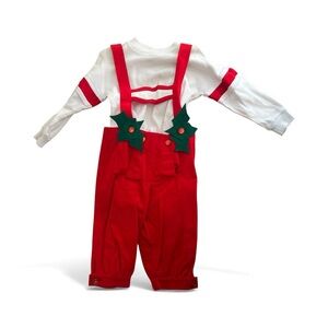 Red & White Kids Matching Holiday Set